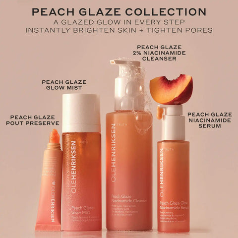 Peach Glaze 2% Niacinamide Cleanser for dull and uneven skin